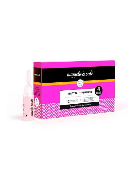 Pack 4 Ampollas Keratina-Hialurónico