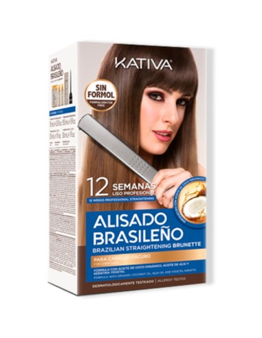 Kit Alisado Brasileño Cabellos Oscuros