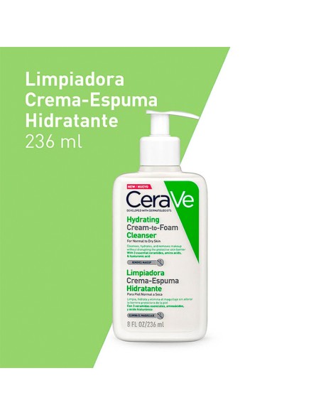 Limpiador Crema Espuma Hidratante