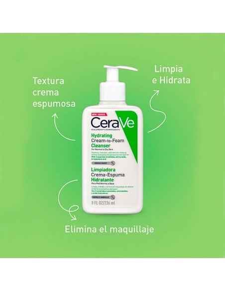 Limpiador Crema Espuma Hidratante