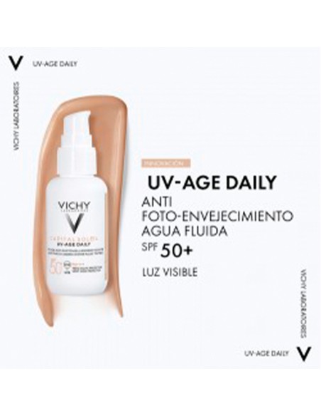 Crema-Fluido Solar con Color Capital Soleil UV-AGE Daily SPF50