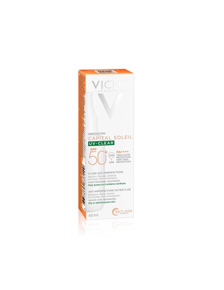 Crema-Fluido Solar Capital Soleil UV Clear Anti-Imperfections SPF50
