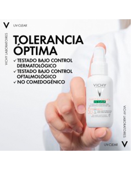 Crema-Fluido Solar Capital Soleil UV Clear Anti-Imperfections SPF50