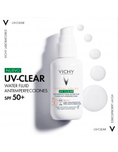 Crema-Fluido Solar Capital Soleil UV Clear Anti-Imperfections SPF50