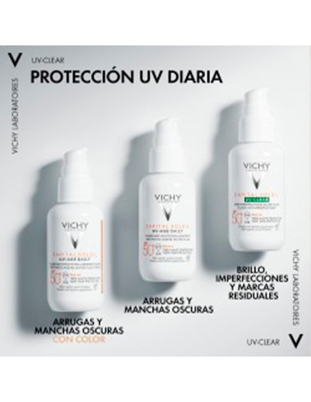 Crema-Fluido Solar Capital Soleil UV Clear Anti-Imperfections SPF50