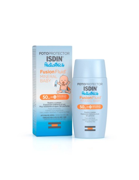 Fotoprotector Fusion Fluid Mineral Baby Pediatrics SPF 50