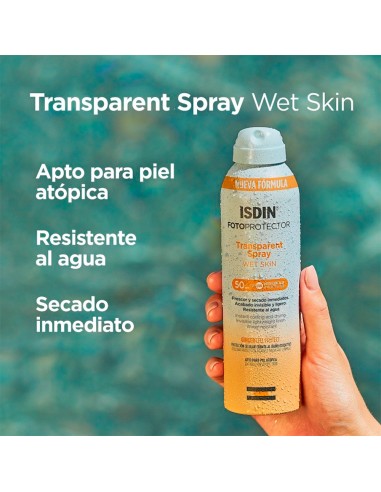 Fotoprotector Transparent Spray Wet...