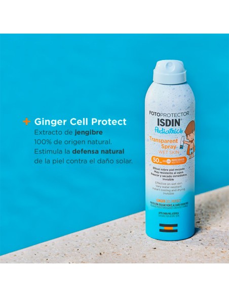 Fotoprotector Transparent Spray Wet Skin Pediatrics SPF 50