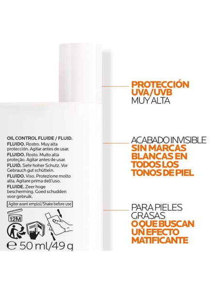 Anthelios Uv-Mune 400 Oil Control Fluido SPF50+