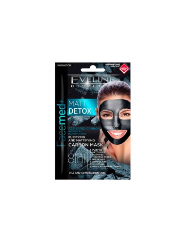 Mascarilla de carbón purificante y...