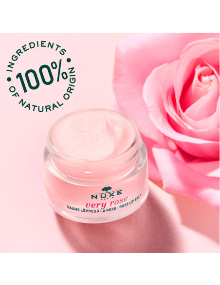 Very Rose Bálsamo Labial con Rosa