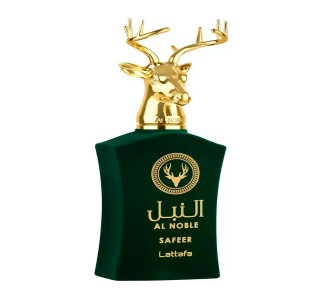 Perfume Al Noble Safeer Green Lattafa EDP 100ml frasco verde