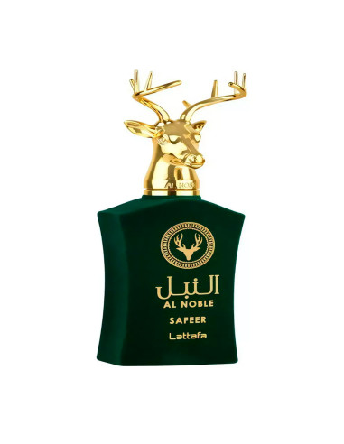 Perfume Al Noble Safeer Green Lattafa EDP 100ml frasco verde