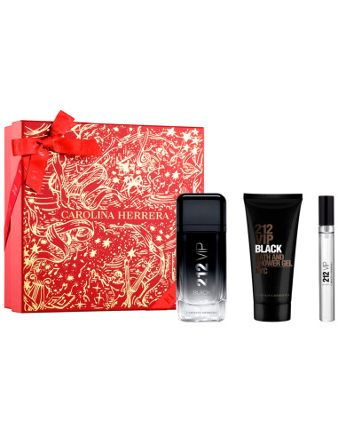 Estuche 212 VIP BLACK 100ml (3 piezas)