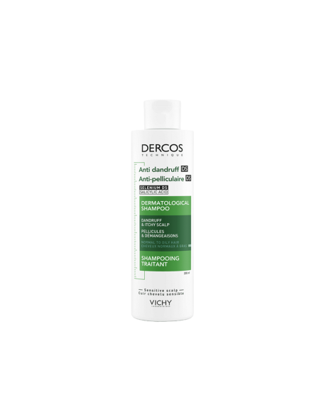 Dercos Champú Anticaspa Cabello Graso
