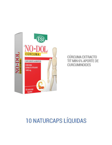 No Dol Curcuma 10 Naturcaps Líquidas