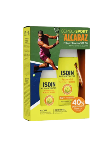 Cofre Fusion Water Magic + Fusion Gel Sport By Alcaraz SPF 50