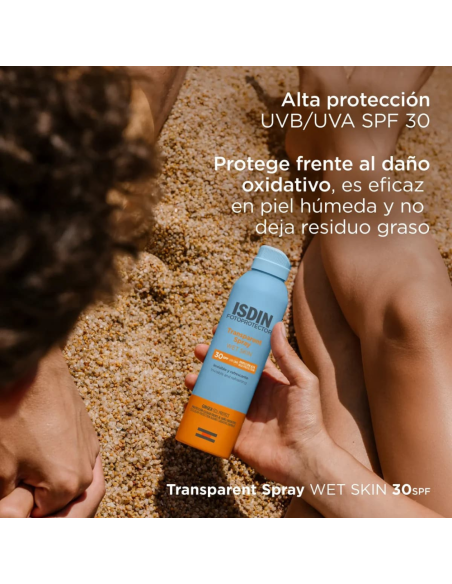Fotoprotector Transparent Spray Wet Skin SPF 30