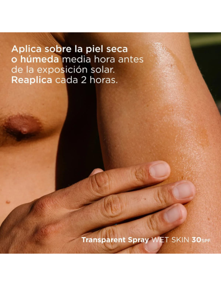 Fotoprotector Transparent Spray Wet Skin SPF 30