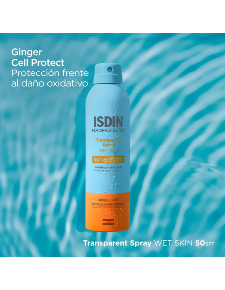 Fotoprotector Transparent Spray Wet Skin SPF 50+