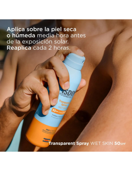 Fotoprotector Transparent Spray Wet Skin SPF 50+