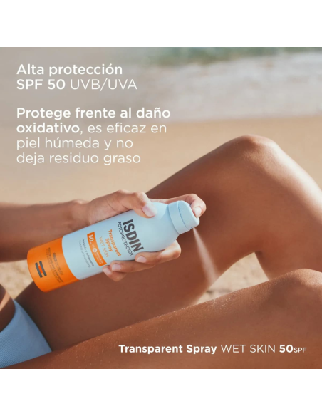Fotoprotector Transparent Spray Wet Skin SPF 50+